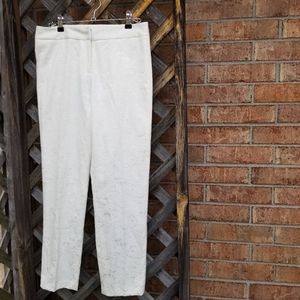 Isda & Co Jacquard Ankle Trousers